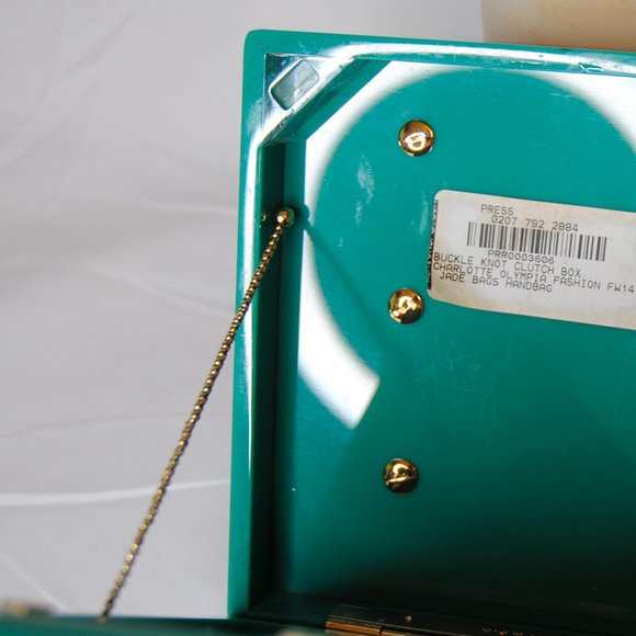 Charlotte Olympia Jade Buckle Knot Clutch Box - Picture 8 of 12